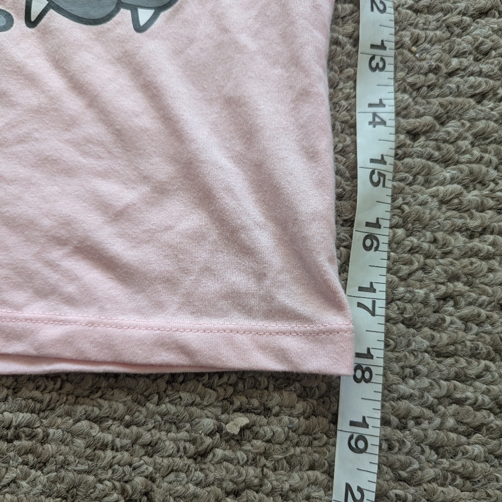 Itchy & Scratchy Pink Graphic Tee | The Simpsons Women's Size M - Picture 3 of 9